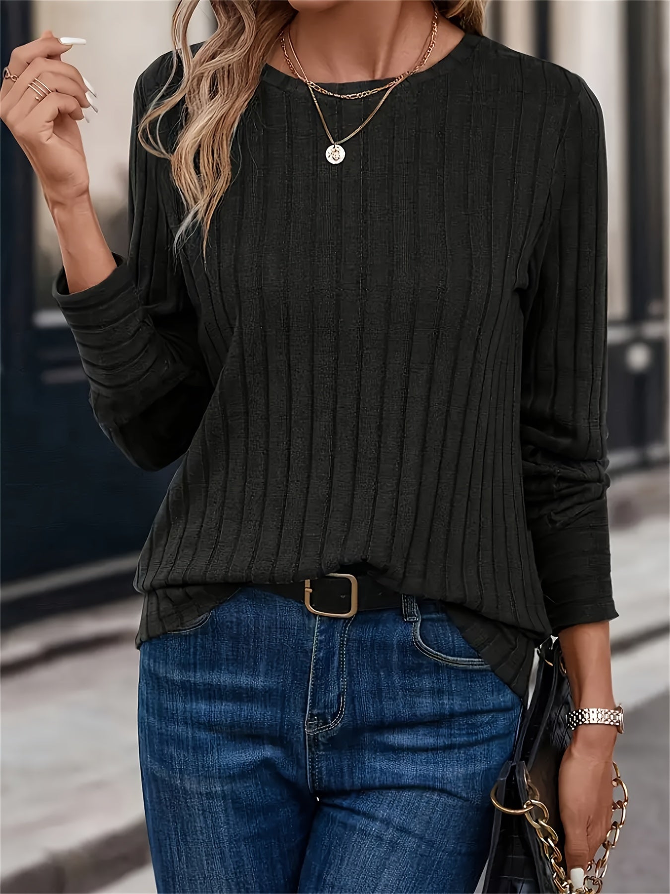 Millie – Ribbed Knit Sweater