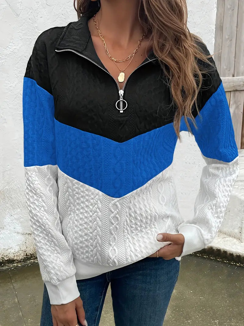 Amelie - Ladies' zip-up jumper