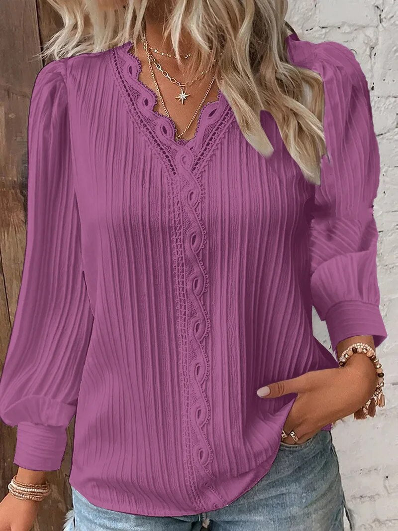 Nina - Ladies' Elegant Lace Top