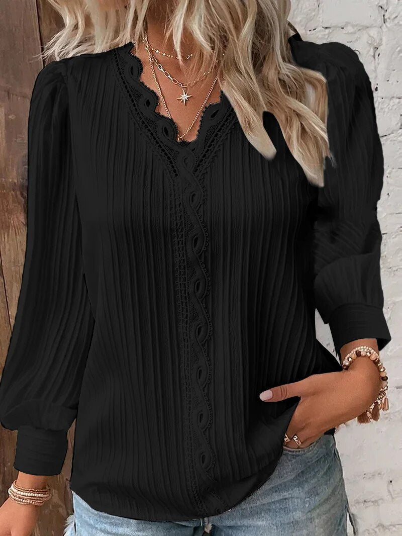 Nina - Ladies' Elegant Lace Top