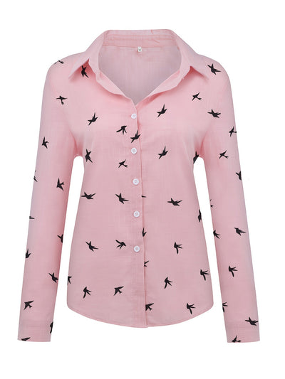 Dyoza – Bird Print Shirt