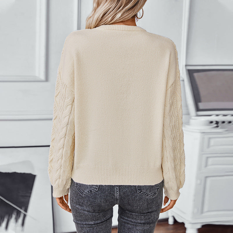 Evelyn – Ladies' Classic Cable Knit Jumper