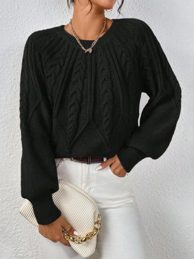 Elsie - Ladies’ Classic Cable Knit Jumper