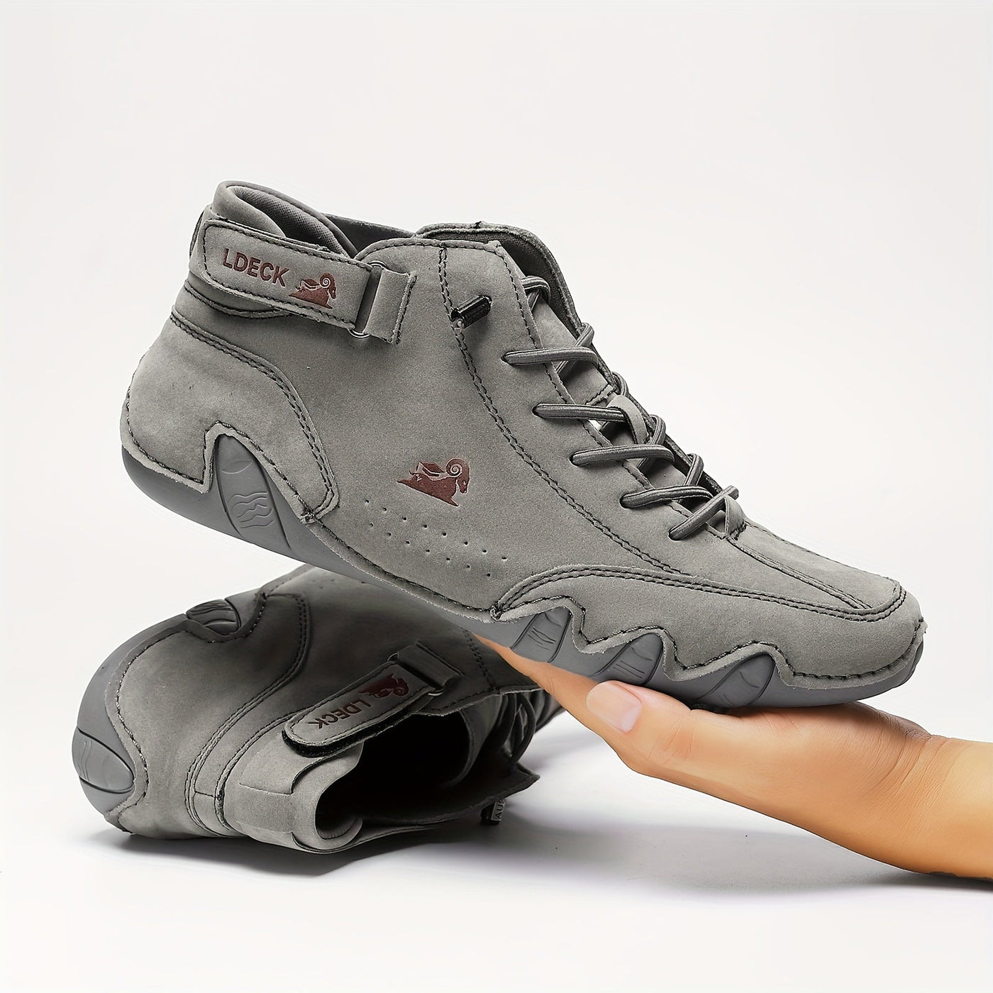 Grace – High-Top Lace-Up Trainers