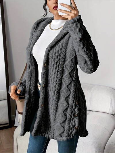 Evelina - Ladies' Button-Up Knit Cardigan