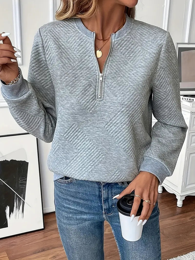 Amelie - Ladies' zip-up jumper