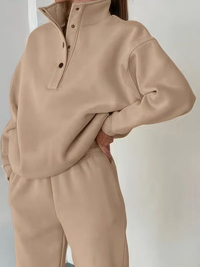 Maisie – Relaxed Fit High-Collar Lounge Set