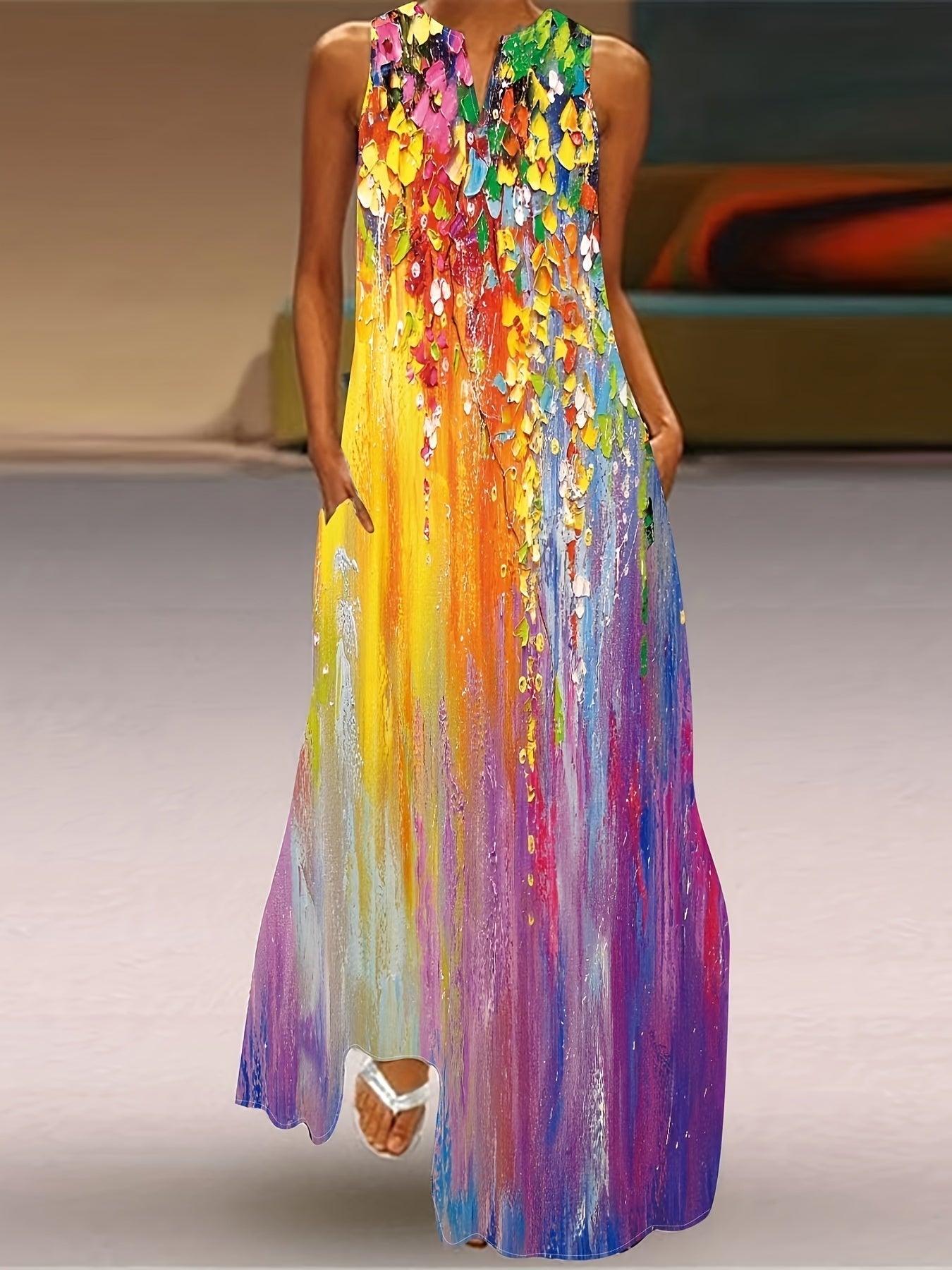 Jovia - Colourful Summer Dress