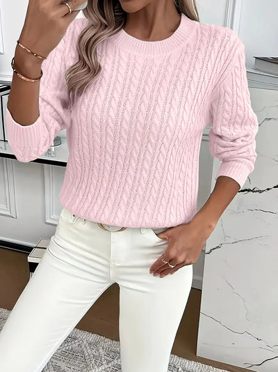 Bernila – Ladies' Cable Knit Jumper