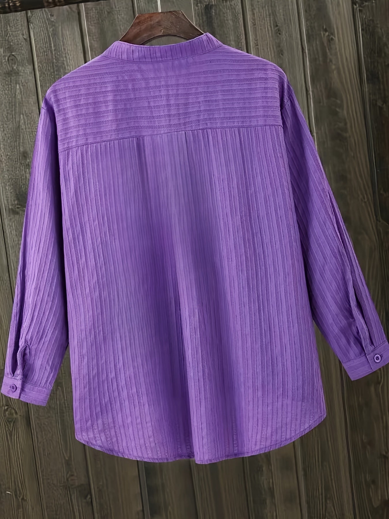 Katie – Textured Pocket Detail Blouse