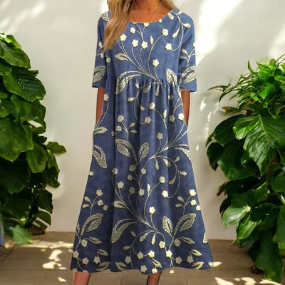 Lily - Floral Midi Dress