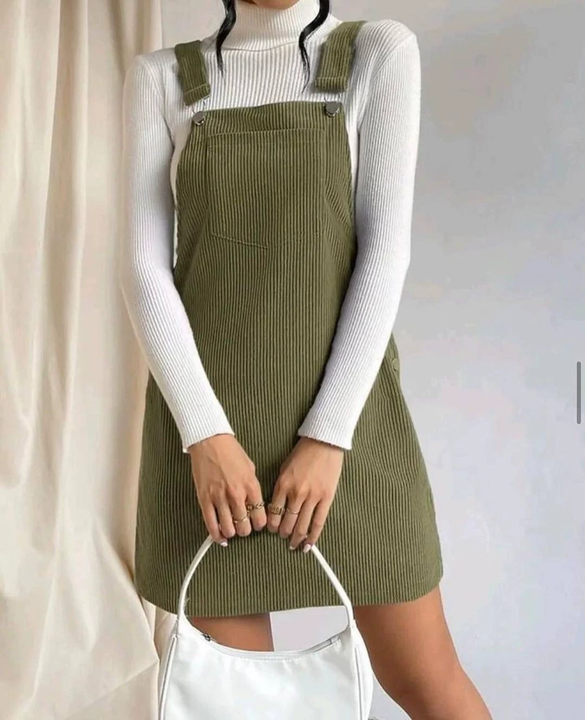 Lana – Corduroy Pinafore Dress