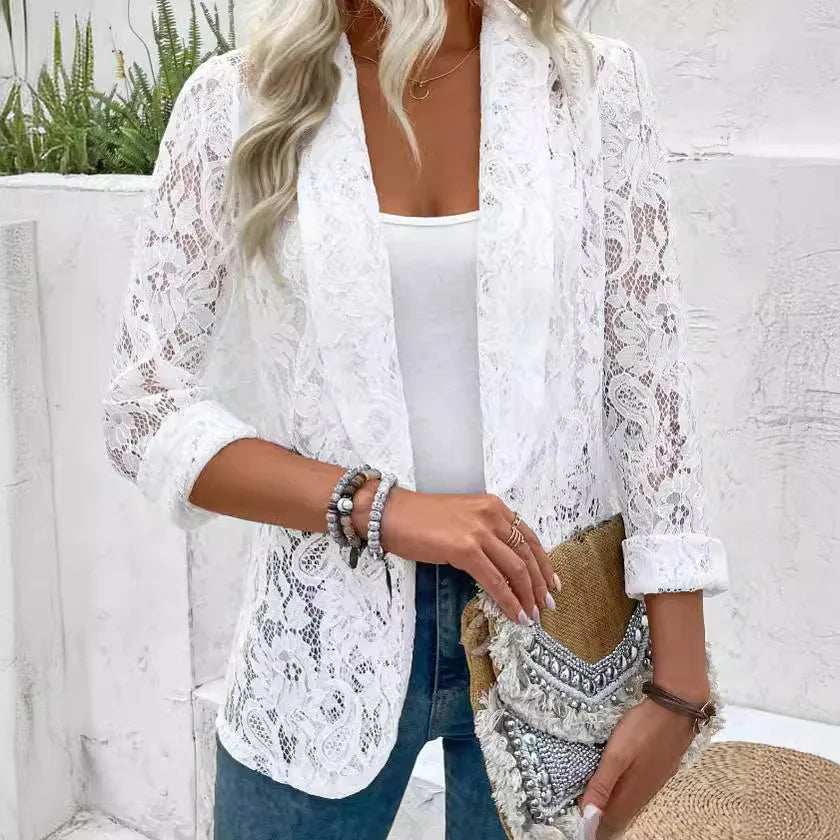Ivy | Elegant Lace Blazer