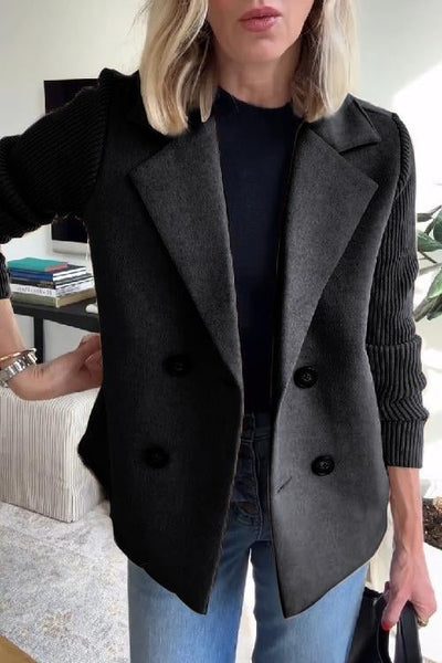 Dawn – Double-Breasted Knit Blazer