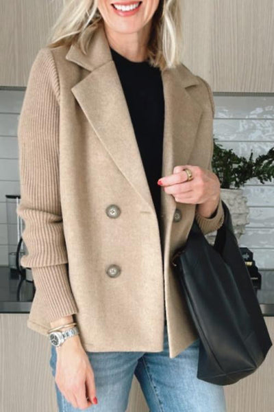 Dawn – Double-Breasted Knit Blazer