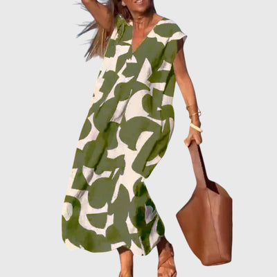 Josie - Loose Printed Maxi Dress