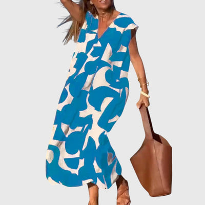 Josie - Loose Printed Maxi Dress