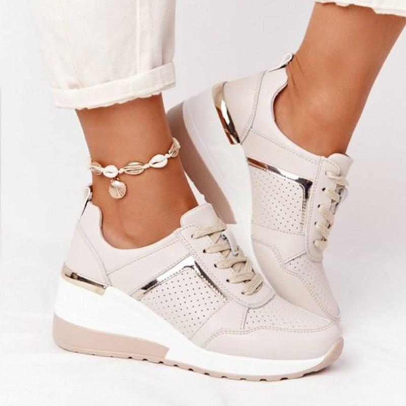 Rhie – Wedge Heel Trainers