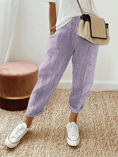 Rory – Striped Relaxed Trousers