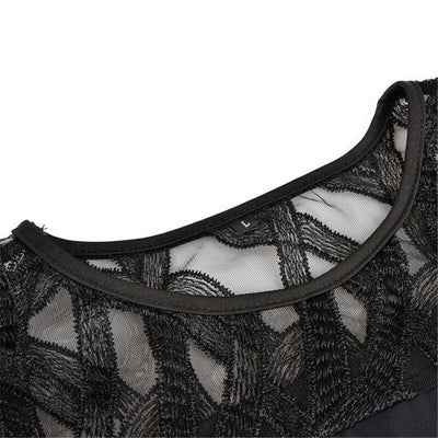 Sofia – Layered Mesh Detail Dress