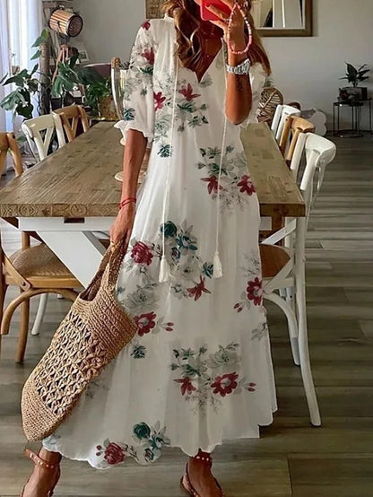 Jessica - Boho Midi Dress
