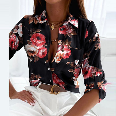 Sienna | Elegant Blouse with Lapel Collar
